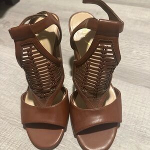 Elegant Brown Women's Healed Sandals